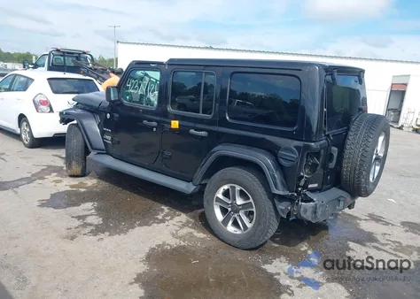 2020 Jeep Wrangler Unlimited Sahara 4X4 from USA, damaged, VIN 1C4HJXEG9LW119763